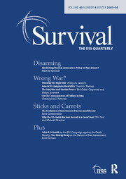 Survival 49.4: Survival 49.4, Winter 2007 book cover