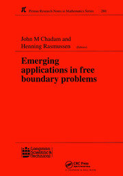 Emerging Applications in Free Boundary Problems book cover