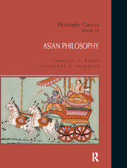 Philosophic Classics: Asian Philosophy, Volume VI book cover
