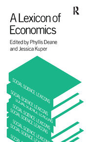 A Lexicon of Economics book cover