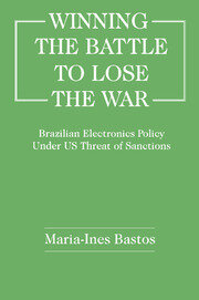 Winning the Battle to Lose the War?: Brazilian Electronics Policy Under US Threat of Sanctions book cover