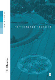 Performance Research 1.3 book cover