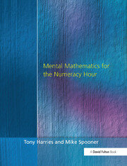 Mental Mathematics for the Numeracy Hour book cover