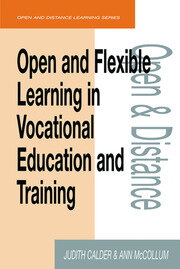 Open and Flexible Learning in Vocational Education and Training book cover