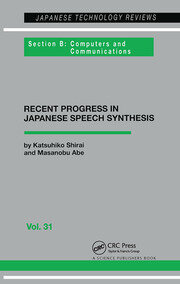 Japanese Speech Synthesis book cover