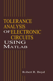 Tolerance Analysis of Electronic Circuits Using MATLAB book cover