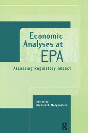 Economic Analyses at EPA: Assessing Regulatory Impact book cover