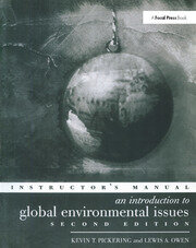 An Introduction to Global Environmental Issues Instructors Manual book cover
