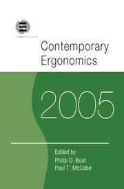 Contemporary Ergonomics 2005: Proceedings of the International Conference on Contemporary Ergonomics (CE2005), 5-7 April 2005, Hatfield, UK book cover