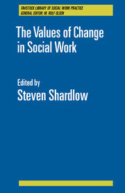 The Values of Change in Social Work book cover
