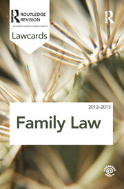 Family Lawcards 2012-2013 book cover