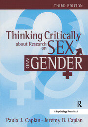 Thinking Critically about Research on Sex and Gender book cover
