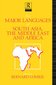 The Major Languages of South Asia, the Middle East and Africa book cover