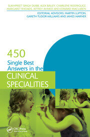 450 Single Best Answers in the Clinical Specialities book cover