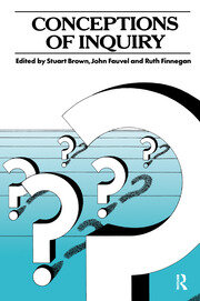 Conceptions of Inquiry book cover
