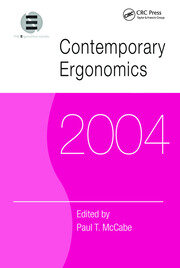 Contemporary Ergonomics 2004 book cover