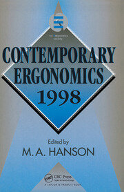 Contemporary Ergonomics 1998 book cover
