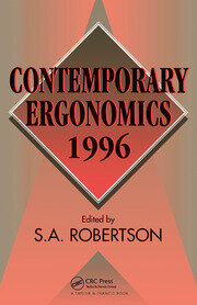 Contemporary Ergonomics 1996 book cover