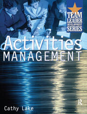Activities Management book cover