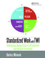 Standardized Work with TWI: Eliminating Human Errors in Production and Service Processes book cover