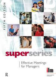 Effective Meetings for Managers book cover