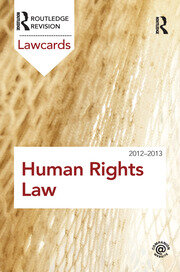 Human Rights Lawcards 2012-2013 book cover