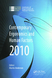 Contemporary Ergonomics and Human Factors 2010: Proceedings of the International Conference on Contemporary Ergonomics and Human Factors 2010,  Keele, UK book cover