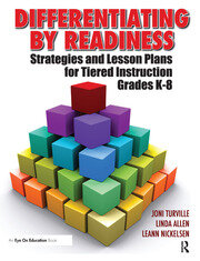 Differentiating By Readiness: Strategies and Lesson Plans for Tiered Instruction, Grades K-8 book cover