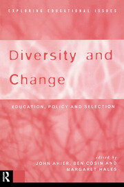 Diversity and Change: Education Policy and Selection book cover