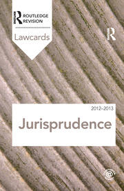 Jurisprudence Lawcards 2012-2013 book cover