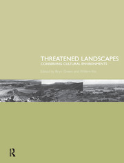 Threatened Landscapes: Conserving Cultural Environments book cover