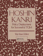 Hoshin Kanri: Policy Deployment for Successful TQM book cover