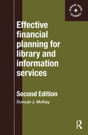 Effective Financial Planning for Library and Information Services book cover