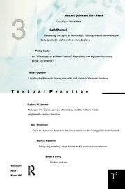 Luxurious Sexualities: Textual Practice Volume 11 Issue 3 book cover
