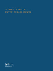 Crustacean Issues 3: Factors in Adult Growth book cover