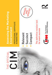 CIM Revision Cards: Assessing the Marketing Environment book cover