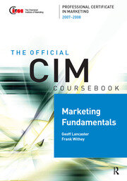 CIM Coursebook Marketing Fundamentals 07/08 book cover