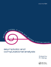 Asymptotic and Computational Analysis: Conference in Honor of Frank W.j. Olver's 65th Birthday book cover
