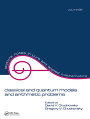 Classical and Quantum Models and Arithmetic Problems book cover