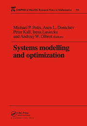 Systems Modelling and Optimization Proceedings of the 18th IFIP TC7 Conference book cover