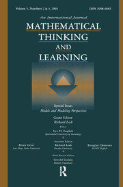 Models and Modeling Perspectives: A Special Double Issue of mathematical Thinking and Learning book cover