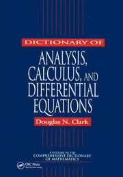 Dictionary of Analysis, Calculus, and Differential Equations book cover