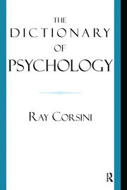 The Dictionary of Psychology book cover