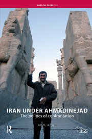Iran under Ahmadinejad: The Politics of Confrontation book cover