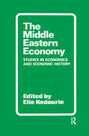 The Middle Eastern Economy: Studies in Economics and Economic History book cover