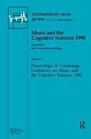 Music and the Cognitive Sciences 1990 book cover