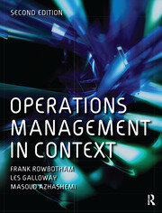Operations Management in Context book cover