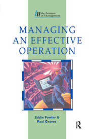 Managing an Effective Operation book cover