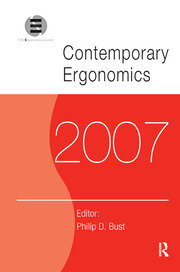 Contemporary Ergonomics 2007: Proceedings of the International Conference on Contemporary Ergonomics (CE2007), 17-19 April 2007, Nottingham, UK book cover