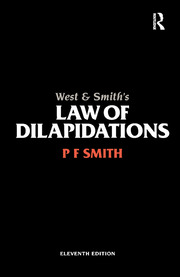 West & Smith's Law of Dilapidations book cover